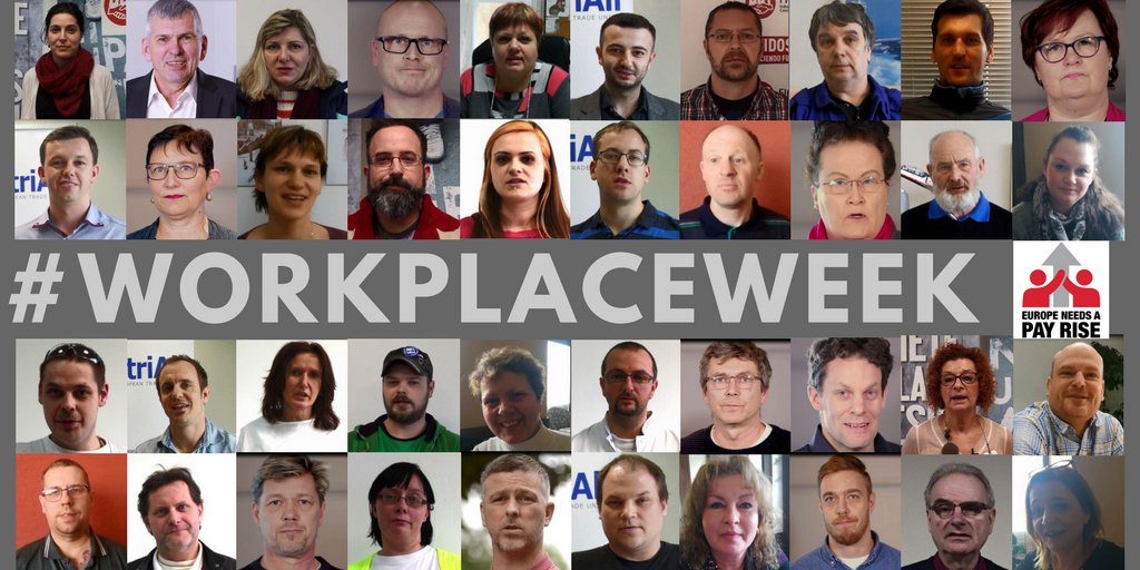 The EU has a Pay Gap problem 🇪🇺North &amp; South, East &amp; West, Men &amp; Women, Old &amp; Young. 📊

During #WorkplaceWeek the workers have their say - find out their reasons why Europe needs a pay rise payrise.eu/say-on-pay/wor… 

#OurPayRise 💪