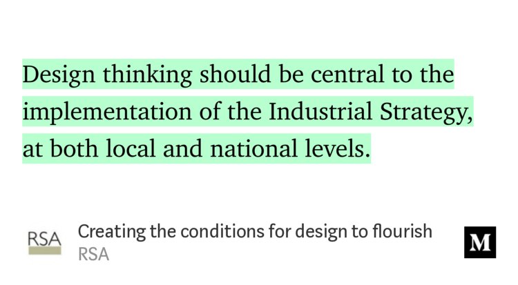 rknutzen's tweet photo. “Creating the conditions for design to flourish” — @theRSAorg https://t.co/Go44SkVAh8 #BizzDK #DisruptionRådet #Industri4 #Vækst #Business #Servitization https://t.co/p2VaZM0mY5