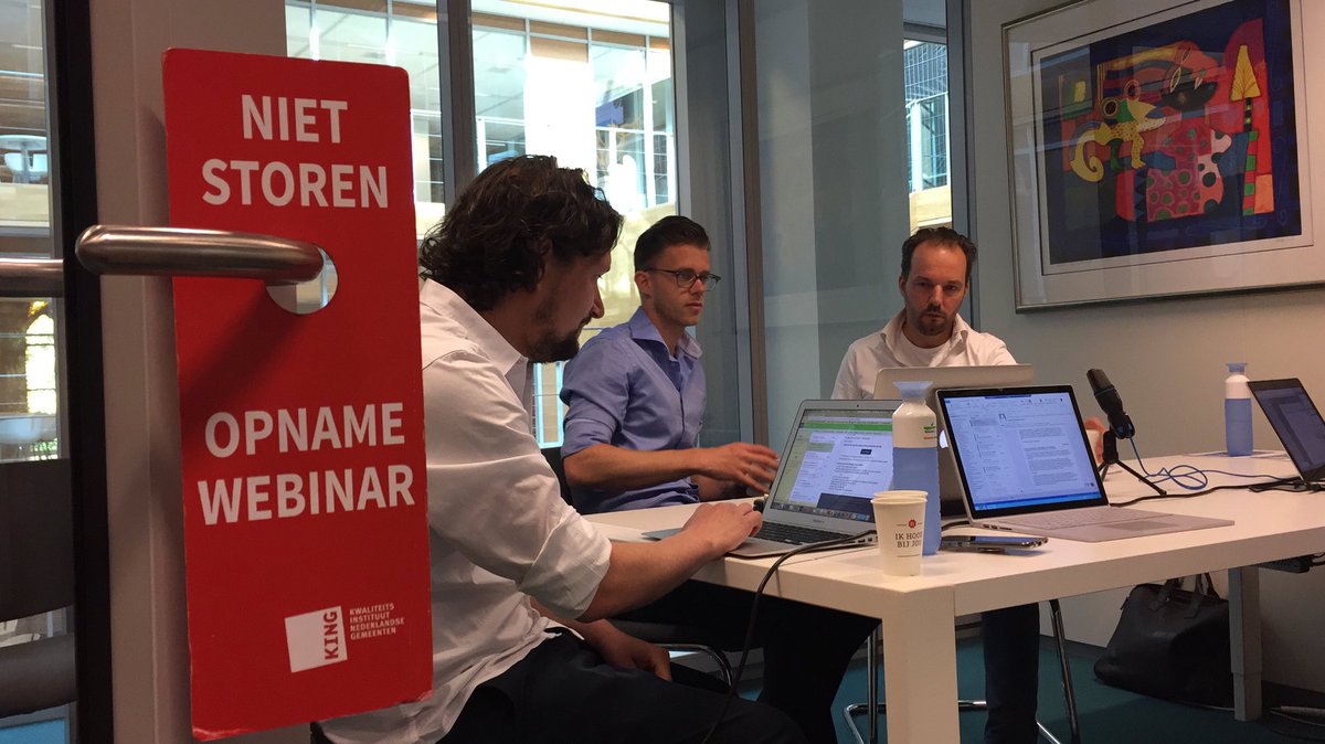 We zitten er helemaal klaar voor! Om 10.00 starten we met het #webinar als aftrap van de #Schoonste #Winkelgebied #Verkiezing van <a href="/nederlandschoon/">Supporter van Schoon (initiatief van Verpact)</a>