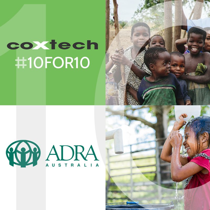 coxtech's tweet image. Our final #10for10 goal finishes with a bang! It's been a humble start to the year, supporting the work done by Syria Crisis Response, #ADRA (giving local communities in Timor Leste clean water wells), topping it all off with helping LEED help folks in Vanuatu.