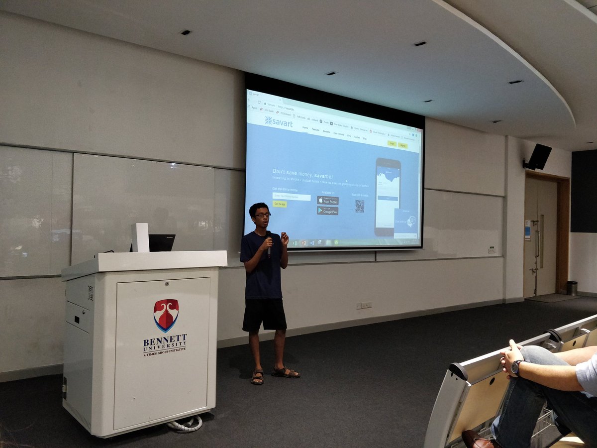mmathur2002's tweet photo. @bennettuniv #student #startups sharing their #entrepreneurial #journey with @UNOmaha #Students https://t.co/M0g9KD4Kyo