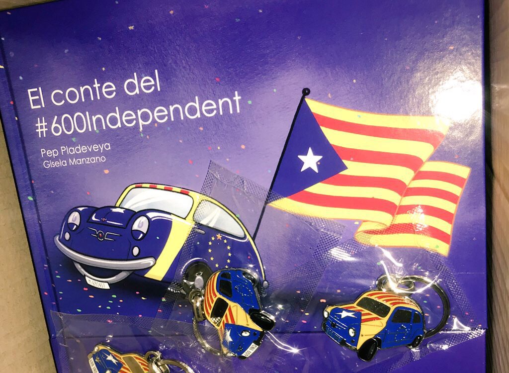 600Independent's tweet photo. @mirnauncr @Andaluz_Indepe @jordiborras El #conte600IND es para todos los públicos, pequeños y mayores. Aprenderá muchas cosas sobre Catalunya y lo podeis leer en família 😁🎗🚙 https://t.co/nOassXOkTp