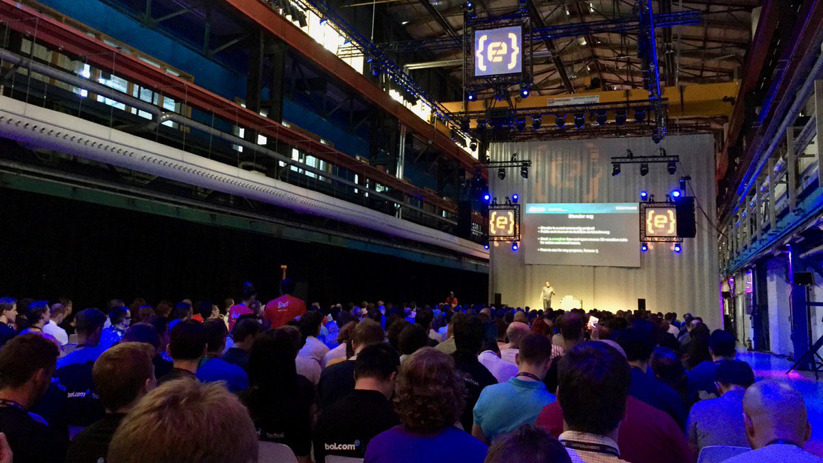 fsiddi's tweet image. Watching @tonroosendaal presenting the great innovations of Blender at @CodemoAmsterdam. A truly inspirational journey. More pics and videos coming later! #codemotion #b3d