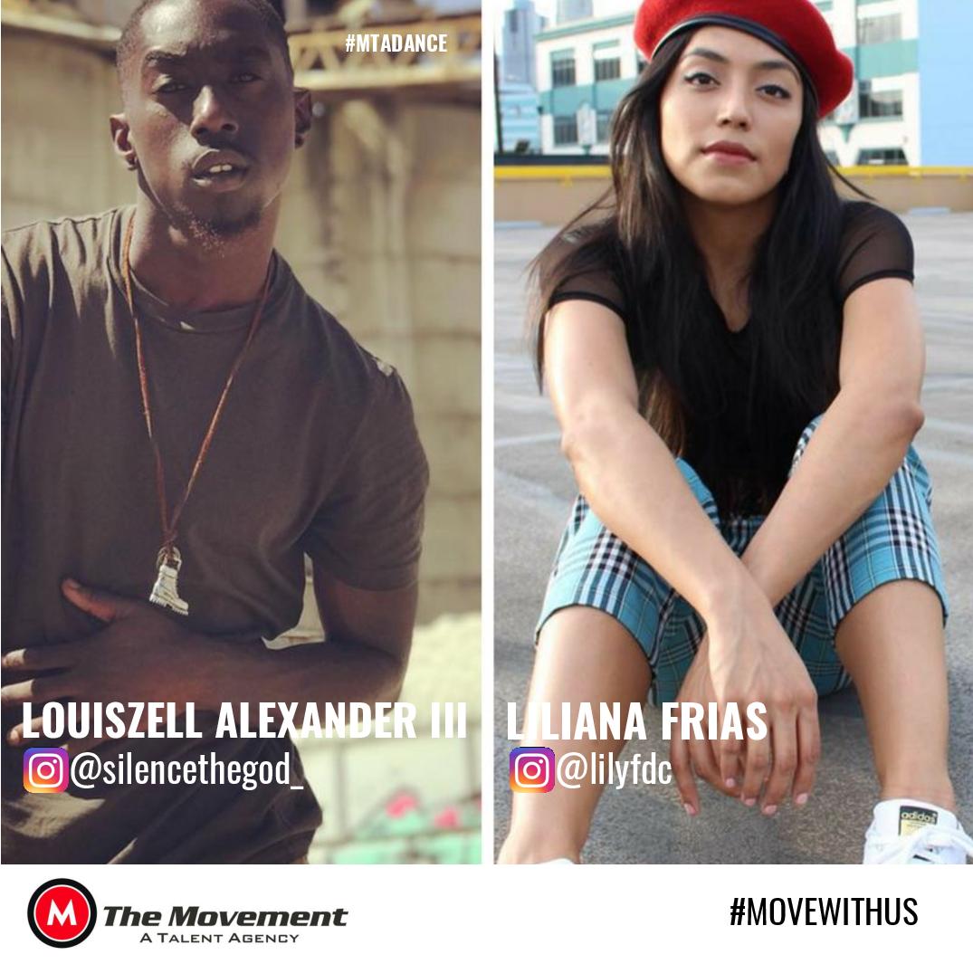 LyndsayMTA's tweet photo. #MTABookings 
MTA TALENT: @lily_frias, #LouiszellAlexander
BUYER: @Acura
TYPE: COMMERCIAL
CD: @bokcreative
#MTAFAM #MTADance #MOVEWITHUS https://t.co/Ee7tifl0TD