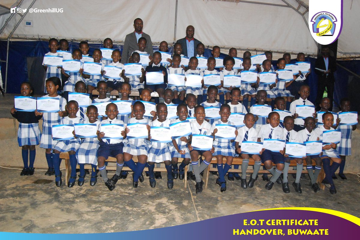 تويتر Greenhill Academy Ug على تويتر Last Week Greenhill Primary School Buwaate Awarded All The Students Who Scored Aggregate 4 In The End Of Term 1 18 Examinations We Are Building