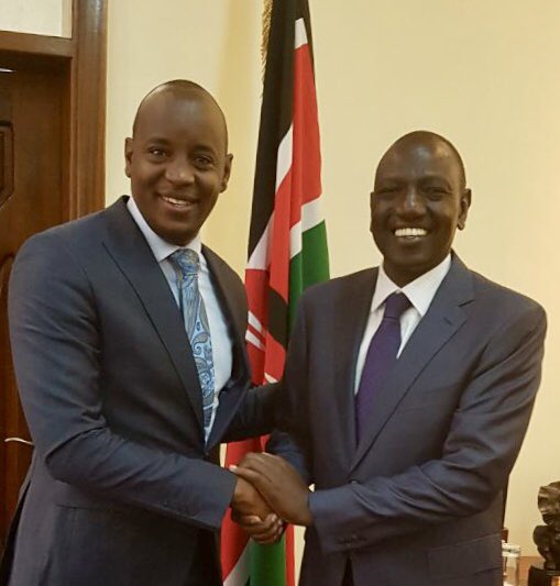 LinusKaikai's tweet photo. Early Tuesday morning call on Deputy President @WilliamsRuto at his Karen office. https://t.co/a8i5nPBZcd