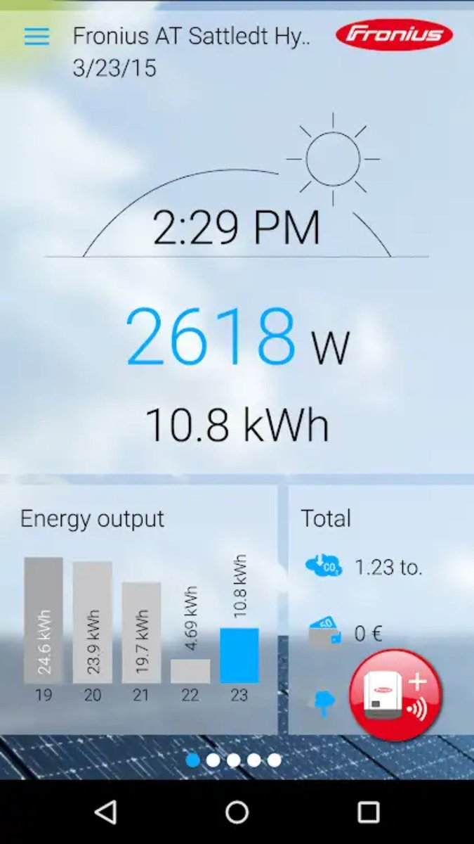 eprosument's tweet image. Dzięki aplikacji #solarweb wiesz jak pracuje Twoja instalacja. Warto sprawdzić!