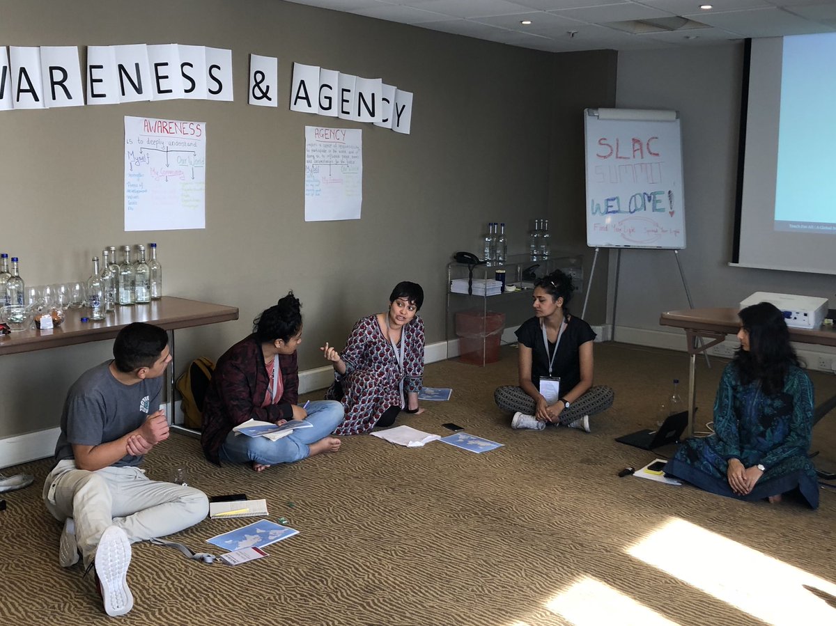 deborah_levine's tweet photo. .@TeachForAll staff learning with and from our Student Leader Advisory Council. How lucky we are to have students from 7 countries sharing their wisdom with us! #TeachForAll #SLAC2018 https://t.co/YWN0JbbsG6