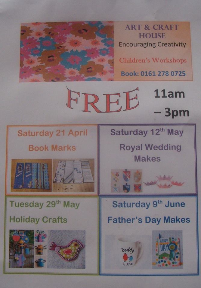 montoncraft1's tweet photo. Join us on Saturday to prepare for the Royal Wedding on 19th May - Crowns, jewellery, shields and much more! FREE @EcclesMall https://t.co/7pQhOVVznt