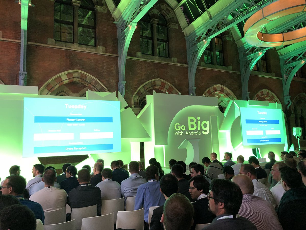 xyIT's tweet photo. All set for the start of the @android #AndroidSummit2018 https://t.co/xPMVLEiZms