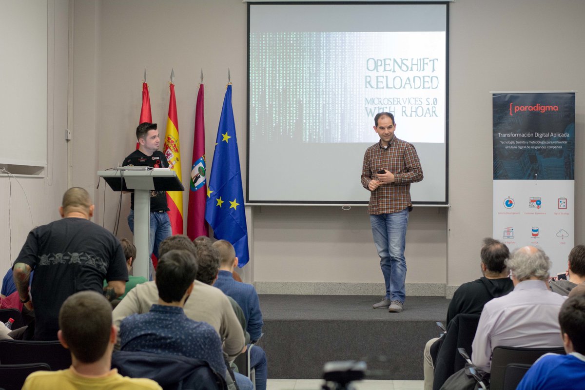 Mañana tenemos el <a href="/Meetup/">Meetup</a>: Gestión de crisis y alta disponibilidad en <a href="/OpenShift/">Red Hat OpenShift</a> con @gmontalvoy y <a href="/paradigmate/">Paradigma Digital</a>. No te lo pierdas. Apúntate aquí: bit.ly/2q9TzhE