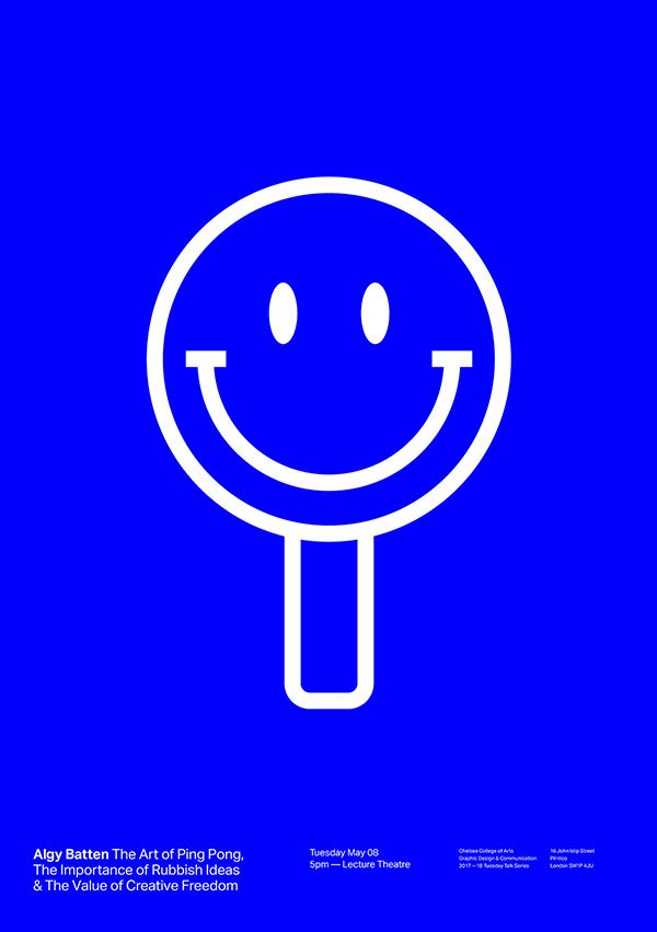 Today <a href="/algybatten/">Algy Batten</a> talks Ping Pong, Rubbish Ideas &amp; Creative Freedom — 5pm in Lecture Theatre — (All grads welcome) <a href="/ChelseaUAL/">Chelsea College of Arts</a> <a href="/artof_pingpong/">Art of Ping Pong</a>