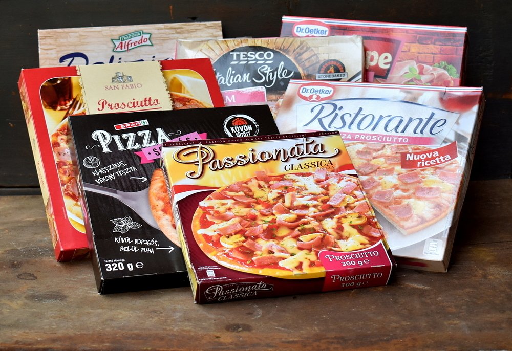 NoSalty's tweet photo. A mirelitpizzák népszerűsége máig töretlen, ezért gondoltuk, hogy leteszteljük őket. 7 sonkásat és 2 hawaii pizzát válogattunk össze.  https://t.co/EzctmHhzwP https://t.co/RBXl8CL9um