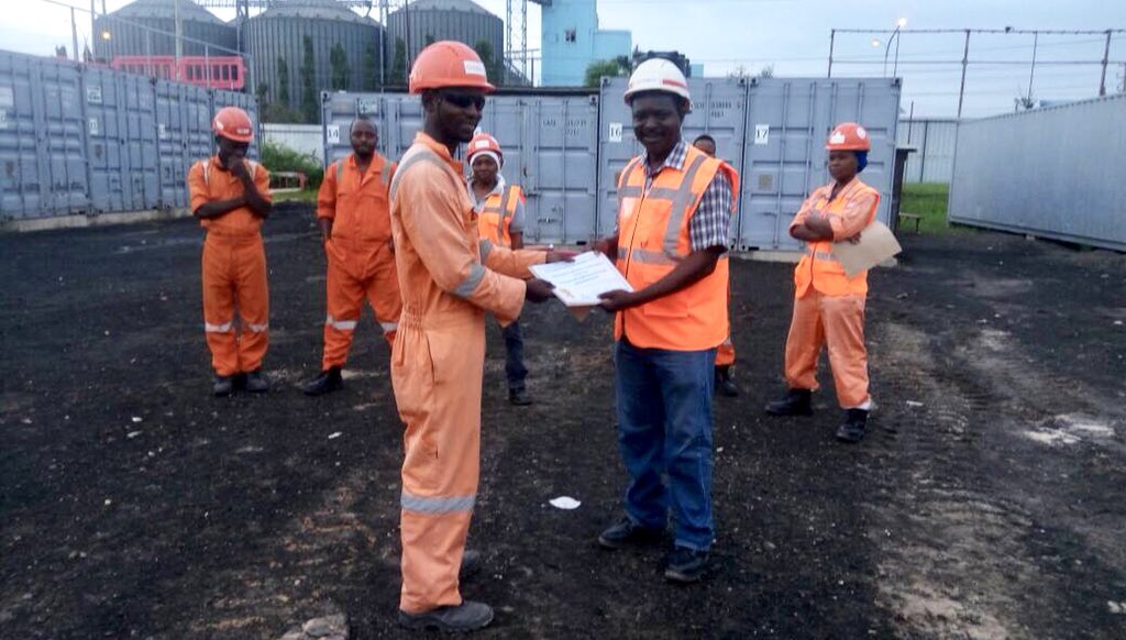 CSIEnergyGroup's tweet photo. Accolades are in order to our HSE Champions for the months of March & April at the JNIA, Terminal 3 project in Tanzania for their outstanding contribution in reporting observations that have been vital for improving workplace safety!
#HumansOfCSI #HealthandSafety #CSIEnergyGroup https://t.co/qrN1a948Oh