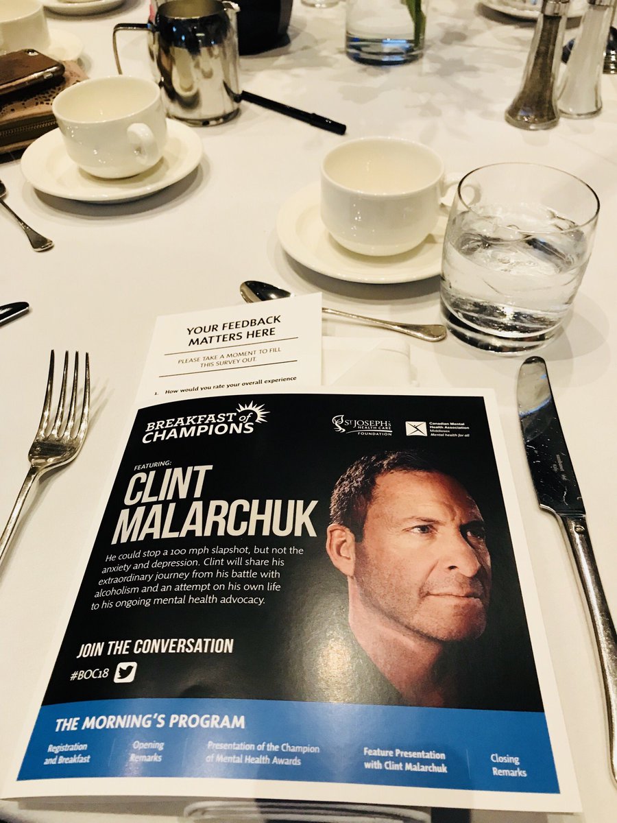 2018 Breakfast of Champions in support of @SJHCFoundation and @CMHAMiddlesex #BOC18.  @CorusPR @AM980News  @Country104  @FM96Rocks