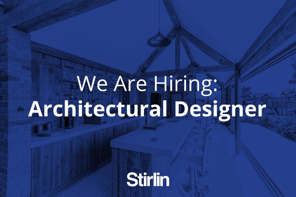 Due to a number of recent commissions <a href="/StirlinDesign/">Stirlin Design</a> are seeking an Architect/Designer/Technician/Technologist to join our growing team. To discuss this opportunity in more detail please email design@stirlin.com or call us on 01522 682752