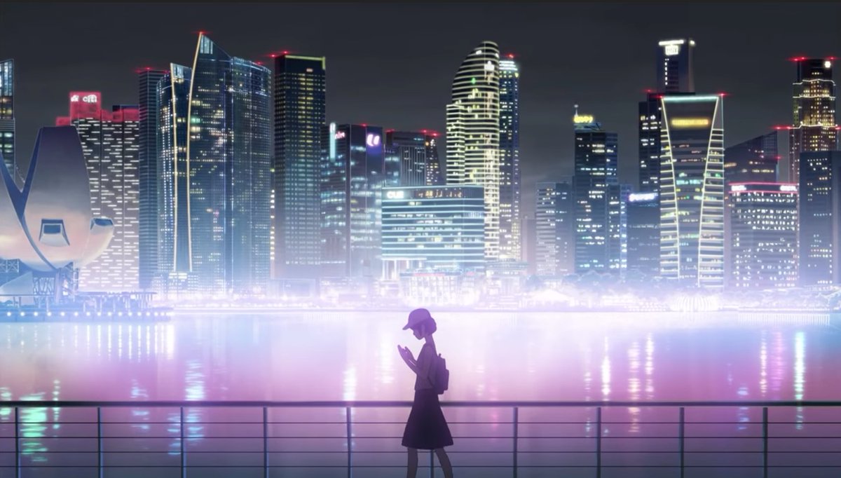うにうに على تويتر Mothership アニメ監督の新海誠氏が シンガポールmrtトムソンイーストコースト線のcmを作成 マリーナベイ駅を受注した大成建設 による 君の名は で主演の長澤まさみ氏が声優 同窓会への欠席理由がシンガポールで働いているからという