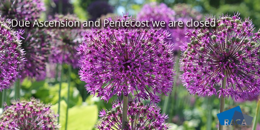 Due #Ascension and #Pentecost we are closed 10th, 11th and 21st of May. Please note that our office will be closed that day. 
bit.ly/2woZxAY
