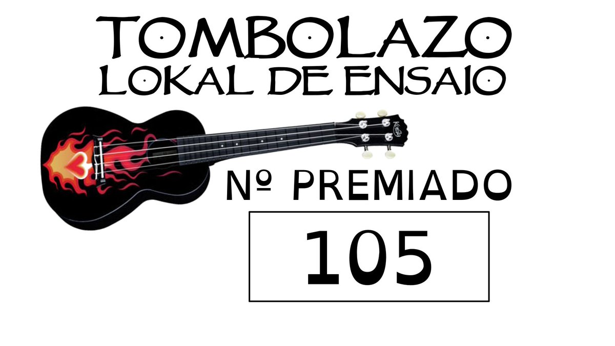 carminhanarede's tweet photo. SORTEO DO UKELELE!!!
 O numero premiado foi o 105. Estaba na sala e fixemos a entrega no acto.
 Grazas a todas por participar!! https://t.co/PLVen9vDz6