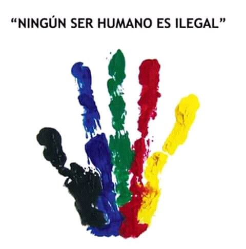 RibelleVento's tweet photo. “Ningún ser humano es ilegal." https://t.co/KpgheE81LY
