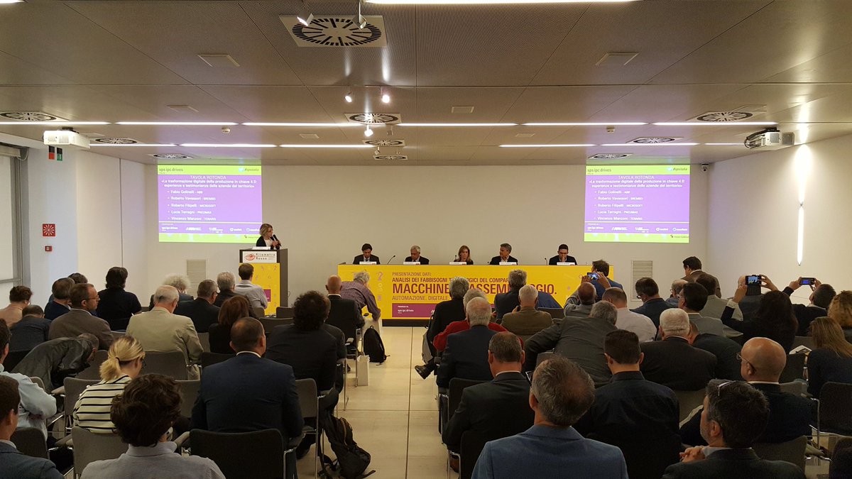 spsitalia's tweet photo. “La trasformazione digitale della produzione in chiave 4.0: esperienze e testimoninaze delle aziende del territorio”: concludiamo convegno con esperienze di @ABBItalia @PneumaxSA @microsoftitalia @BremboBrakes @Tenaris https://t.co/sYbZyrIMnY