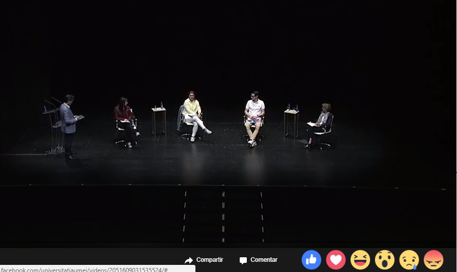 Gràcies per la vostra participació al debat. Animem a votar el pròxim 16M o electrònicament el 14. Gràcies a la candidata al Rectorat Eva Alcón, @cperlujii i a l’estudiantat al Claustre: Paula <a href="/PEstudiantilUJI/">Plataforma Estudiantil UJI</a>; Laura <a href="/SAO_UJI/">SAÓ UJI</a> i Jaime Som Universitat/Somos Universidad. #UJIvota