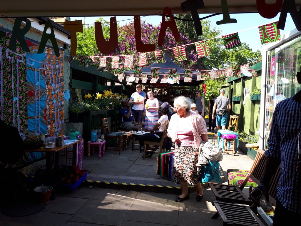 MavHighsted's tweet photo. On behalf of the @AntwerpArmsAsoc committee, staff and volunteers, many thanks to all who attended our 3rd birthday and supported our community pub. #tottenham #CBwkd18 #localpeoplelocalpower https://t.co/vbFvtjjbuJ