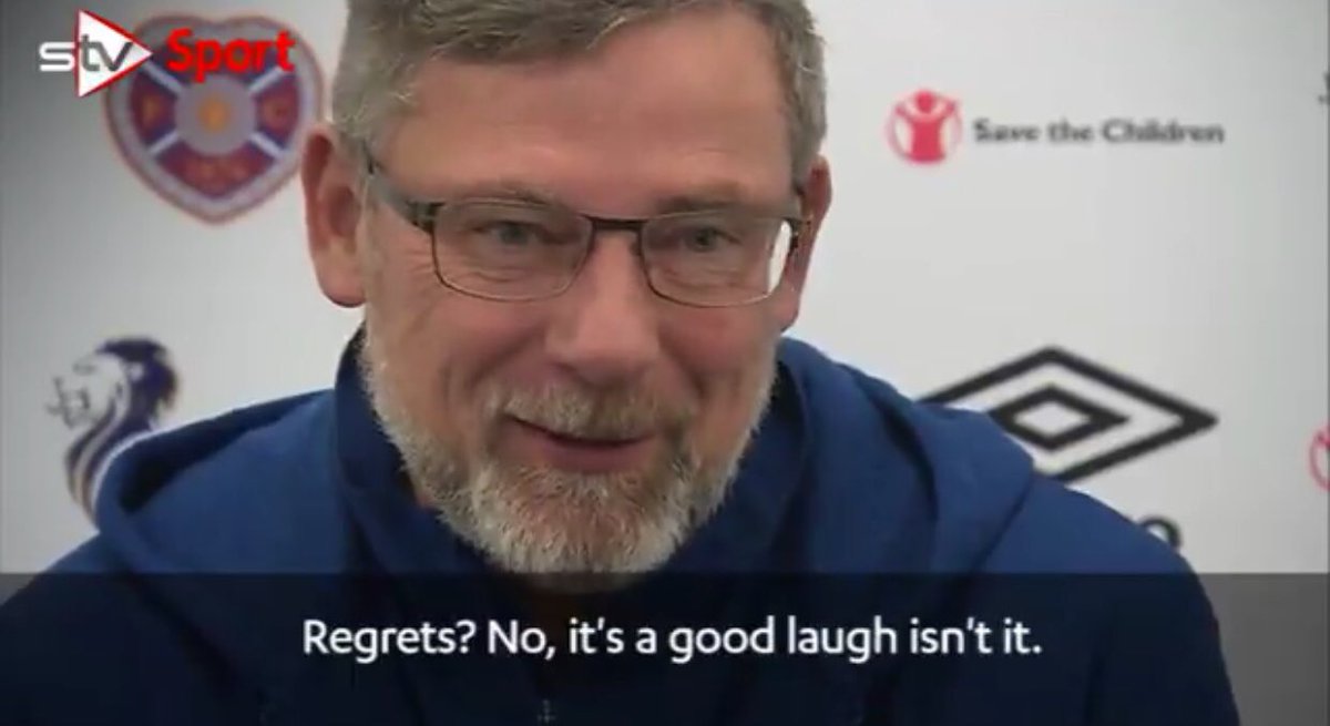 Image result for craig levein regrets good laugh isn't it