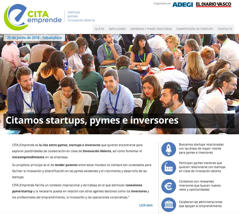 MiguelRamosFdz's tweet photo. Sólo quedan 2 días!

No te pierdas @CitaEmprende si eres una #startup de ámbito nacional e internacional y buscas inversión y visibilidad.

Apúntate y consigue hasta 15.000 euros de premio

#emprendimiento by @diariovasco @ADEGI @Kotxean https://t.co/szLrsmhrip
