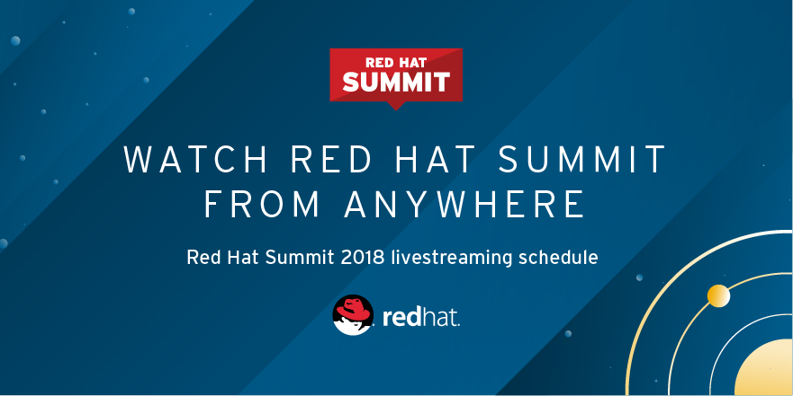 ¿No has podido ir al #RHSummit en #SanFrancisco? Siempre puedes verlo a través nuestro stream en directo: red.ht/2Fz24ro #RHSummit <a href="/RedHatSummit/">Red Hat Summit</a>