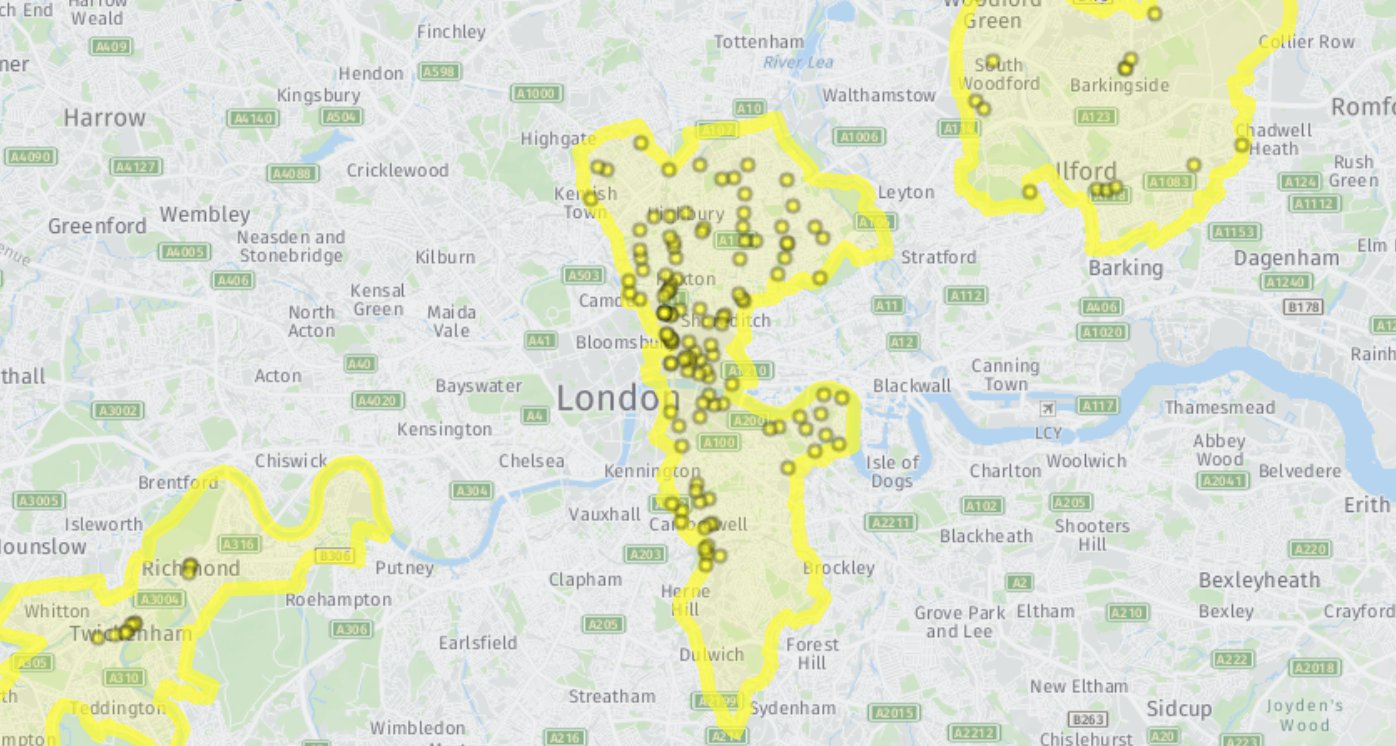 Ofo locations sale