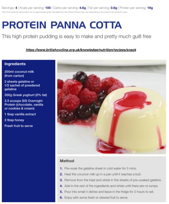 bladecarbon's tweet photo. BLADE 'Tasty Tuesday' - Protein Panna Cotta, easy to make and pretty much guilt free.
#outsideisfree #fromwhereiride
#wtmtm #Roadlikethese #ironmatri #3athlonlife #triathlete #allworldathlete #triathlonlife #tri #trilife #triathlonlife #inronmantraining #cyclist #roadbike https://t.co/d7hjbdSBZJ