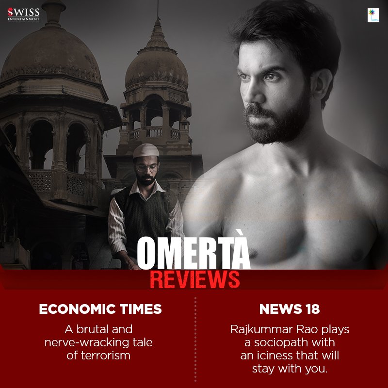 Omerta2018's tweet photo. The gore and violence will shake you bad. Book tickets for #Omerta: https://t.co/eiJsgzywrp

@mehtahansal @RajkummarRao @SWISSENTERTAIN3 @KarmaMediaEnt @nh_studioz https://t.co/V4qnQR3ZhY