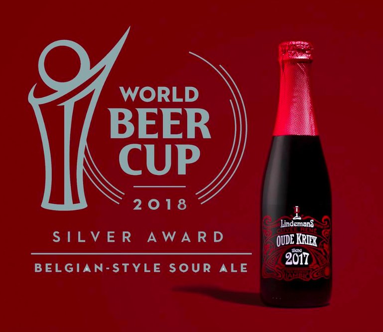 Proud of our members after World Beer Awards​ 2018! (3/3)
<a href="/LindemansBeers/">Lindemans Brewery</a>  won the silver medal in the Belgian-Style Sour Ale category with Cuvée René Oude Kriek.