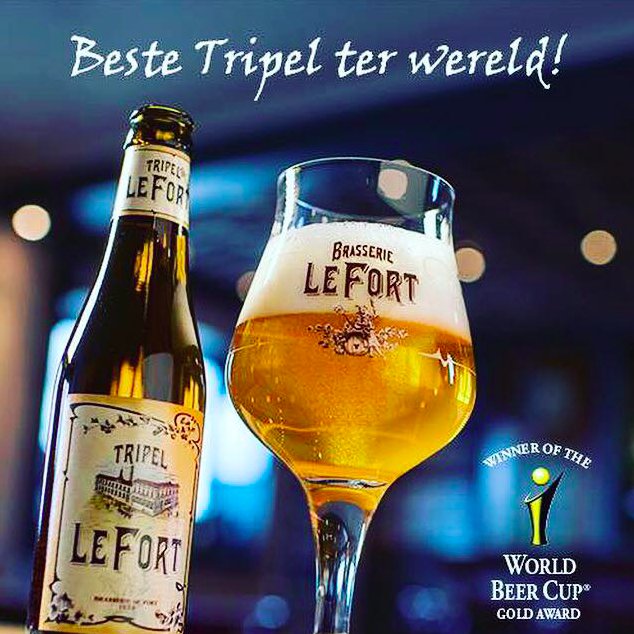 Proud of our members after World Beer Awards 2018! (2/3)
Brouwerij <a href="/OmerVDG/">Omer Vander Ghinste</a> was awarded as the best Belgian-Style Tripel with Tripel Lefort and won a bronze medal with Lefort in Belgian-Style Dark Strong Ale.