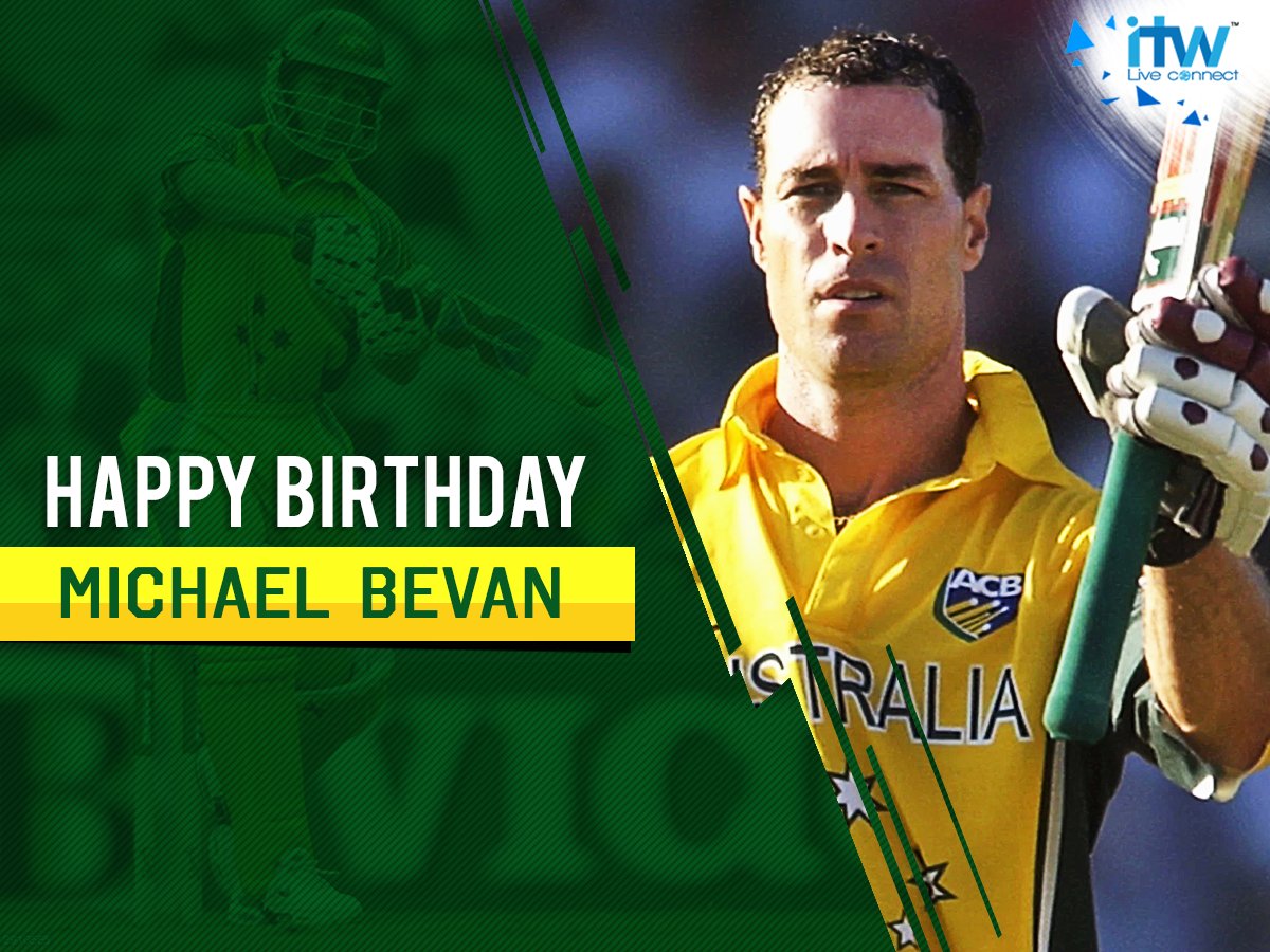 A very Happy Birthday to one of most fearsome hitters, Michael Bevan! \"Bevo\" turns 48 today. 