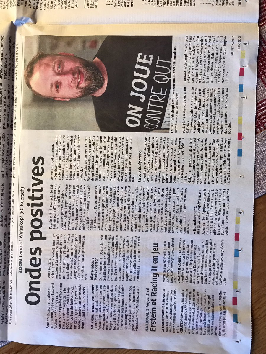 Merci à Gilles et aux <a href="/dnatweets/">DNA</a> pour l'article #Strasbourg #Alsace #Journaliste