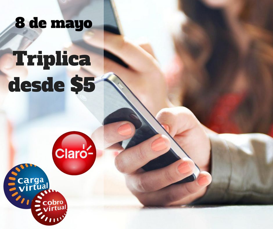 CargaVirtualAR's tweet photo. ¡¡Buen día!! 📣📣 HoY se #Triplica con @ClaroArgentina  😉🤳 
Info: https://t.co/vCgdU6jWbo  #CargaVirtual #CargaVirtualTeDaMás https://t.co/fT4S04oJQV