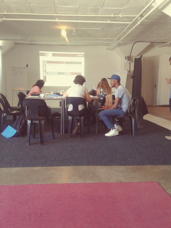StimulusAfrica's tweet photo. Networking as we reflect on internal people. Who are you and what sort of people do you need in your #Creative enterprise to allign with your business' vision? With @zaBritish, @zwBritish at #OpenPlanStudio in #Durban
#Thoughtful Tuesday https://t.co/dJcixJl2Zp
