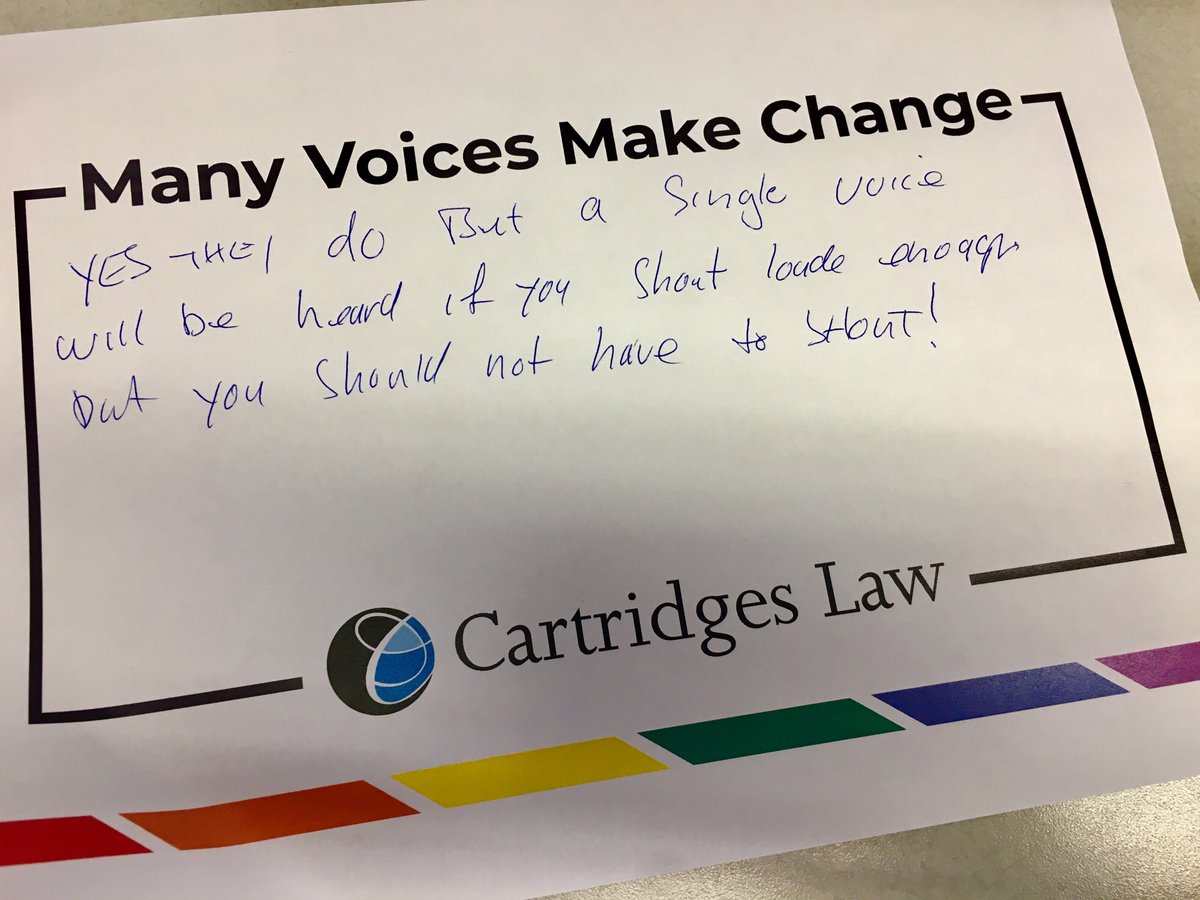 We have received our first quote.. Celebrating the voices that have stood for equality, we also want to hear your voice too. Tell us what Pride means to you.

#ManyVoicesMakeChange <a href="/ExeterPride/">Exeter Pride</a>