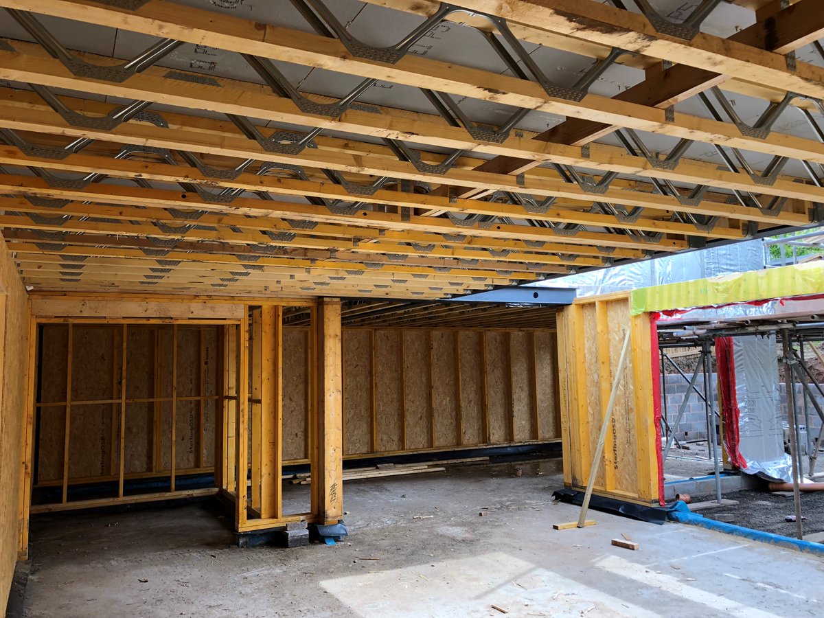 Site in #Bromsgrove progressing well #TimberFrame