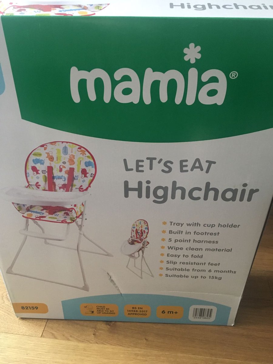 mamia high chair aldi