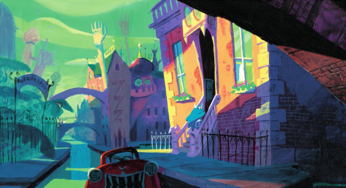 Pixar Concept Art Monsters Inc
