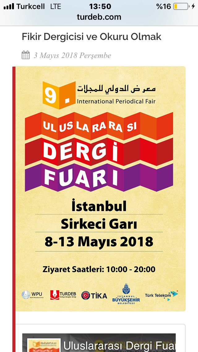 @TurdebDergi FUARIndayız
HerHün Saat:10/20 #ÖnceAilemiziKoruyalım Semineri CumaSaat14 EnsarVakfı #AileyiDevletYokediyor #6284KadınTanrıçalarınİftiraZulmü #Ailede2ReisZulm #SüresizNafakaZulüm
#NafakaHapsiZulm
#ÇocukHacziZulm
#EYSzulm
#GençEvliyeZulm
#TekVelayetZulm #MalRejimiZulm