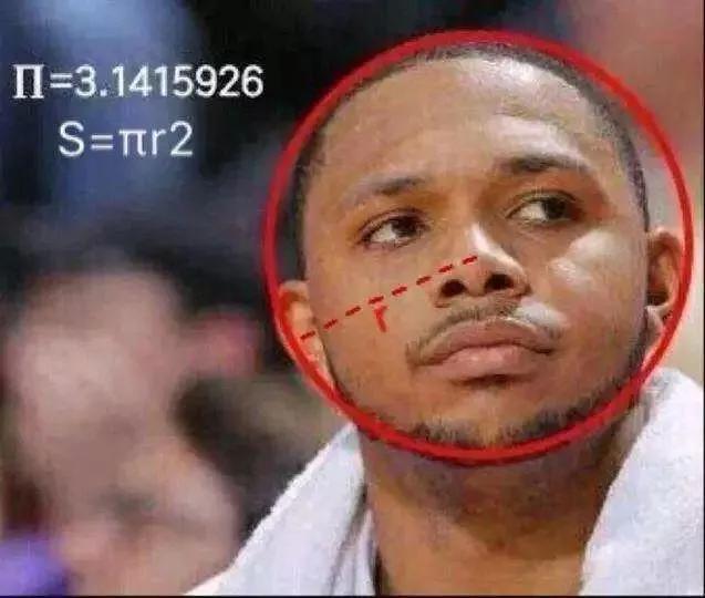 Eric Gordon is the "Round Face Mamba" (π曼巴, literally "Pi Mamba") because his face is really, really round.They have memes that prove this: