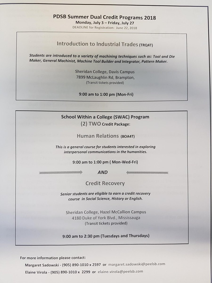 HLSSGuidance's tweet image. Summer Dual Credit Programs now available!