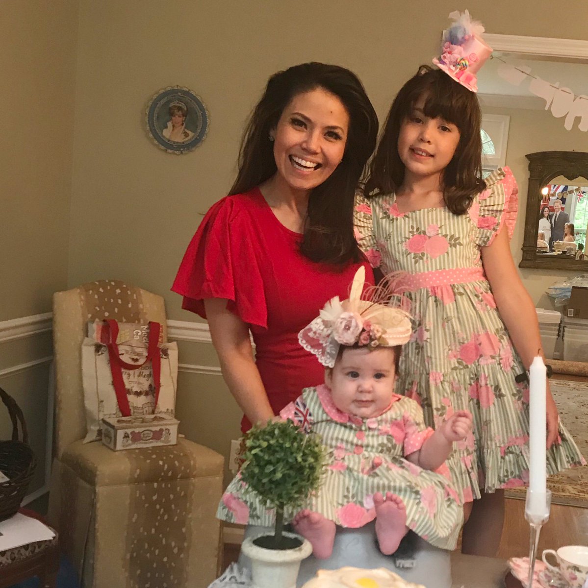 With my hostesses with the mostesses (are those even words!) cordially inviting you to our #RoyalWedding party! Tune in to @nbcwashington at 4pm for ideas to throw our own British bash! #partylikearoyal #angieonheir