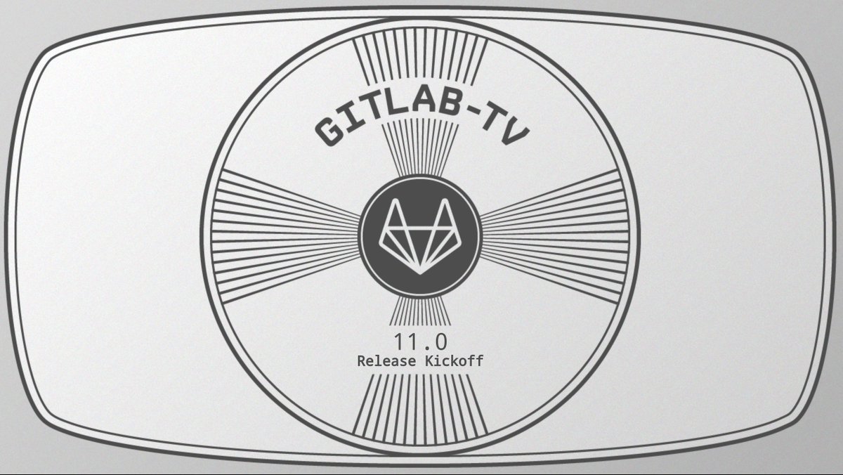 gitlab's tweet photo. It's time! 🎊 We're live on YouTube to kickoff our next major release, GitLab 11.0!

🎥 https://t.co/q6hCg6wi6v https://t.co/g0nznyaltJ