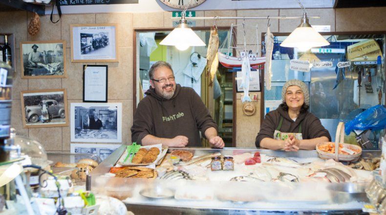 Time to tell you about some of the wonderful traders we've got from 20th May. Mina and Masoud <a href="/FishTaleUK/">Fish Tale</a> are passionate about #freshfish !  Also look out for their homemade #glutenfree #fishcakes &amp; #roseharissa. Winners of the #lambethbestbusinessaward and also #lovelypeople