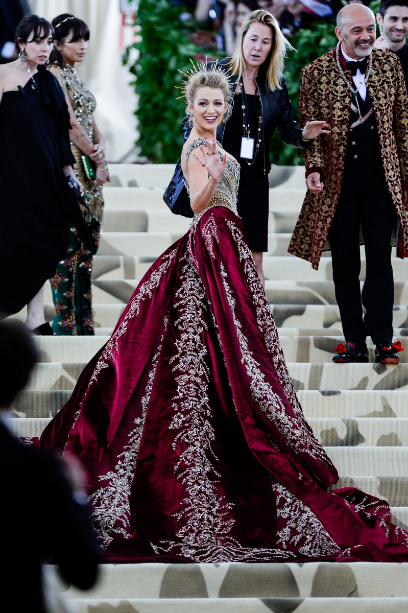 MTV's tweet image. Will truly never get over @blakelively's beautiful #MetGala look ❤️